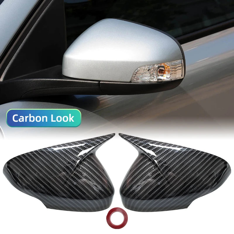 1 Pair M Rearview Mirror Cover Side Reversing For Volvo C30 C70 S40 S60 V40 V50 V70 2008- 2010 Rear View Mirror Trim Caps