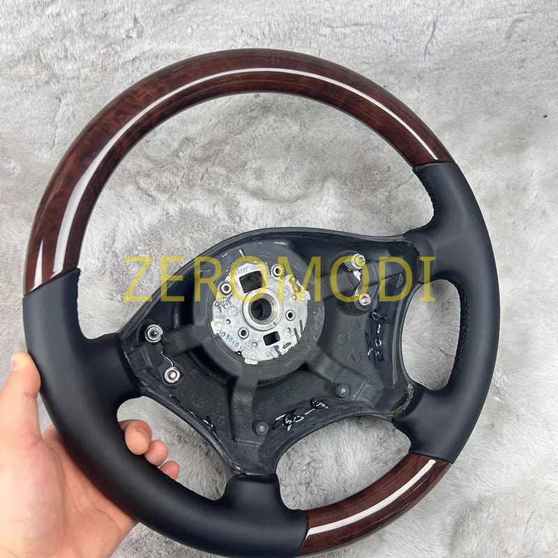 Wood And Leather Steering Wheel For Mercedes Vito W639