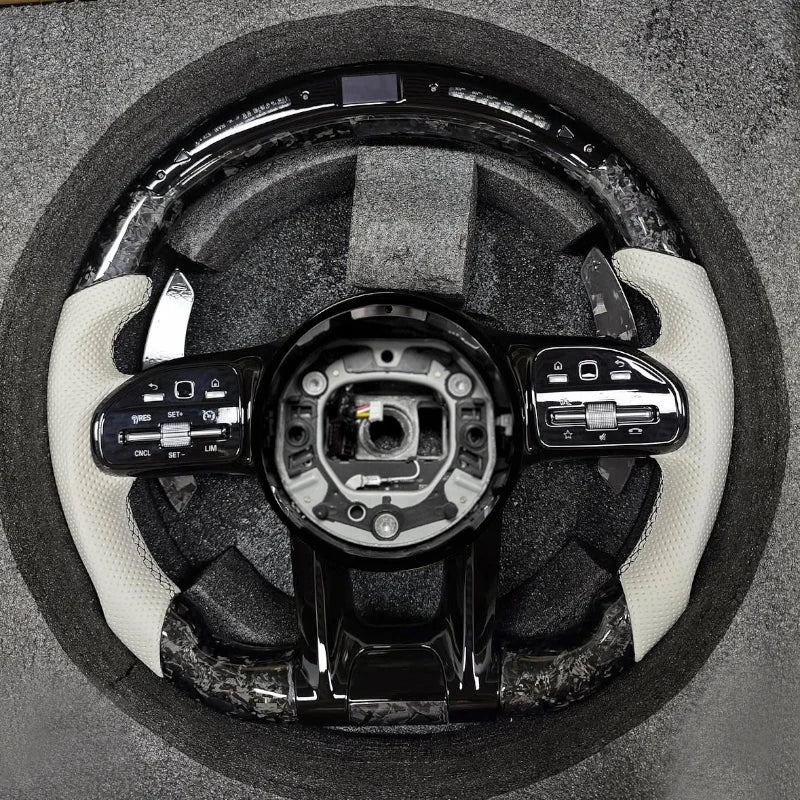 Complete Color Carbon Fiber LED Steering Wheel – Custom Plug-and-Play