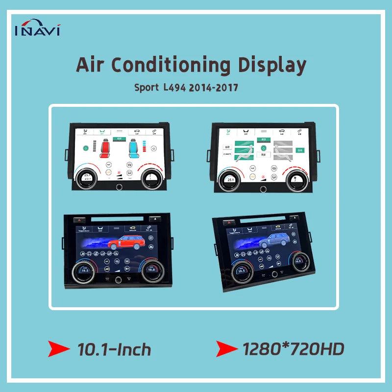 10.1 Inch For Range Rover  Sport  L494 2014-2017 Car Conditioning System Upgrade Climate Control Panel