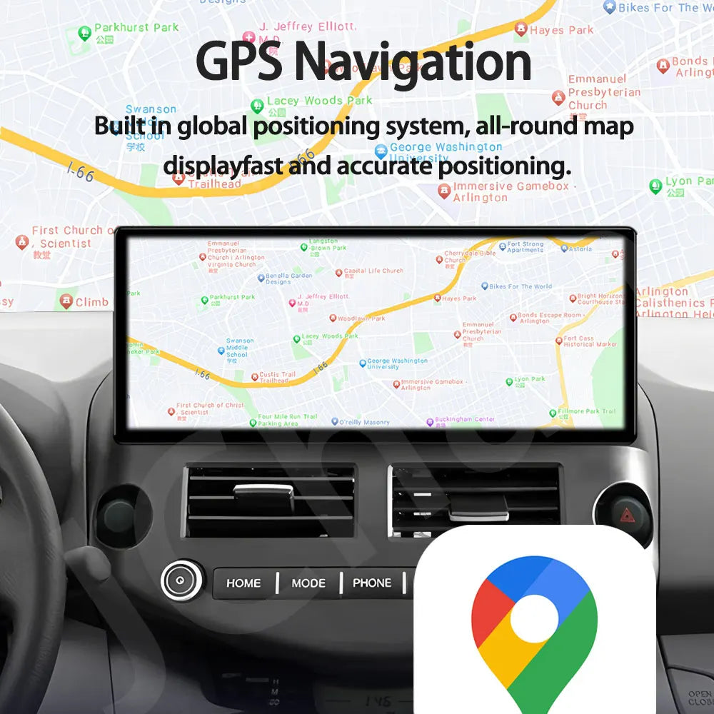 12.3" Android Car Stereo For Honda Civic 2022 QLED GPS