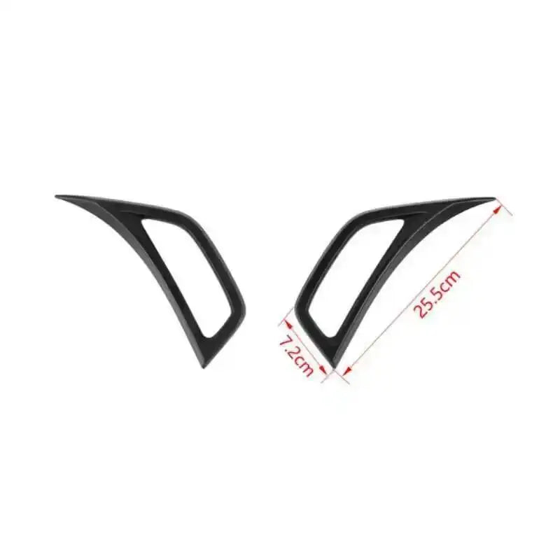 JIDIXIAN Car Fender Air Conditioning Vent Outlet Decoration Cover fit for Jeep Wrangler JL for Gladiator JT 2018 Up