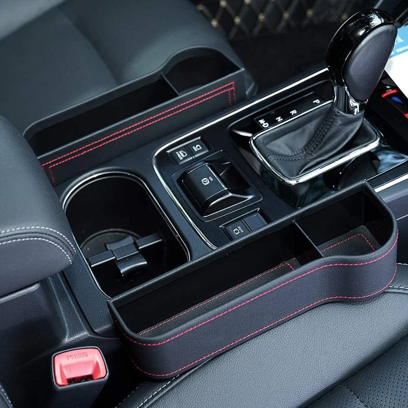 Car Seat Storage Box organizer Universal Car Seat organizer Card Phone Holder Pocket Seat Gap Slit Pocket Catcher Organizer 1Pc