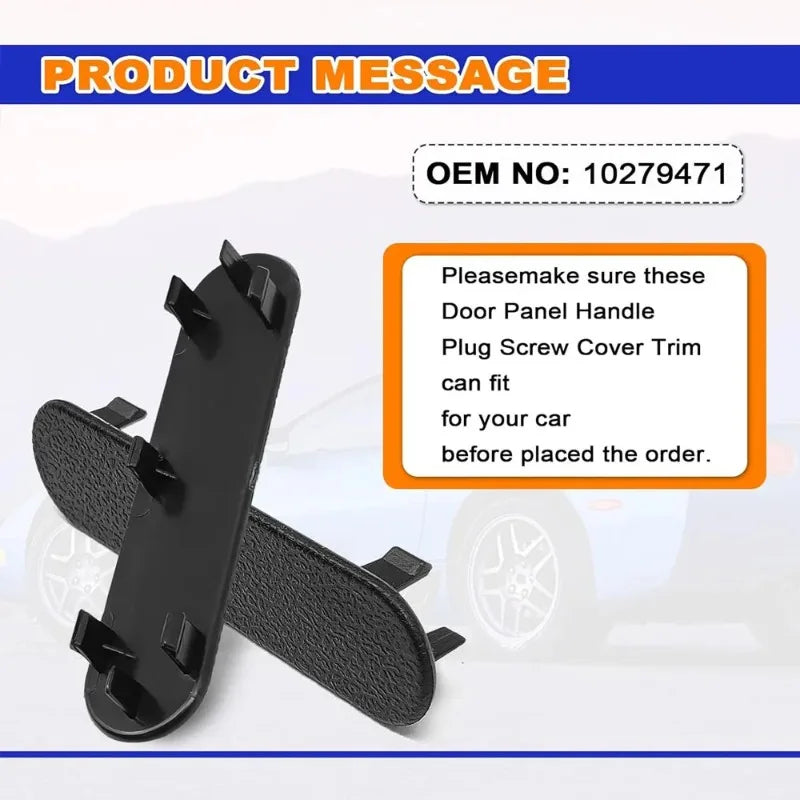 2/4PCS High Quality Replacement Plug Cover Trim 10279471 Accessories Door Panel Access For Corvette C5 1997-2004