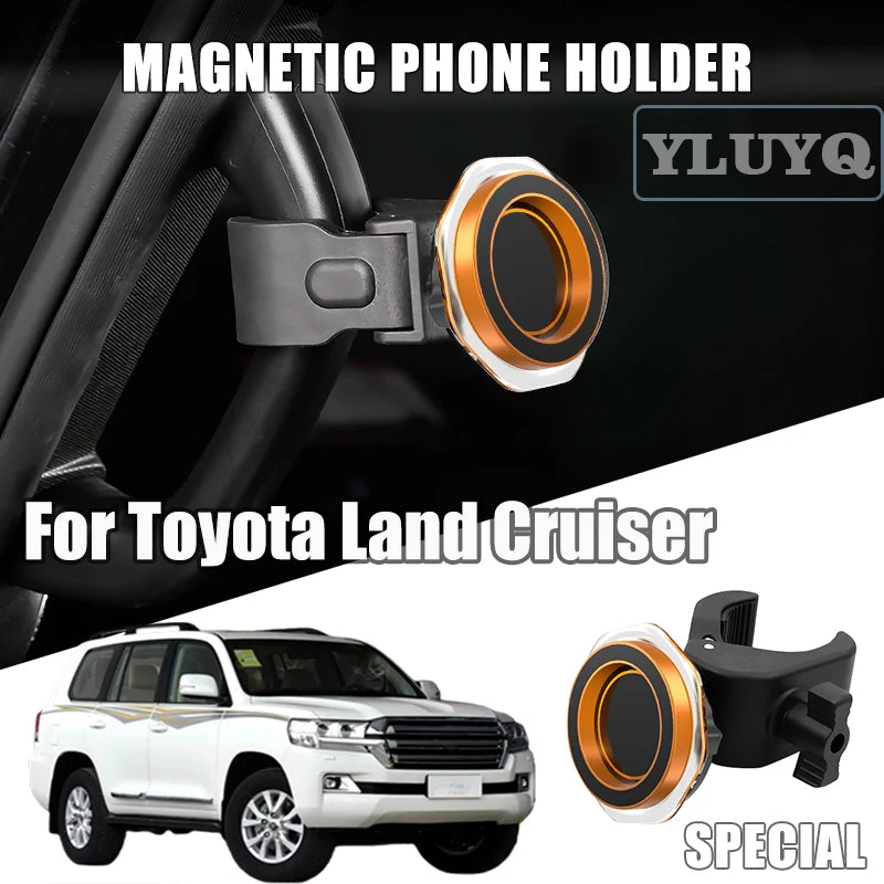For Toyota Land Cruiser Car Phone Holder Magnetic Gravity Phone Navigation Mount Car Interior Accessories