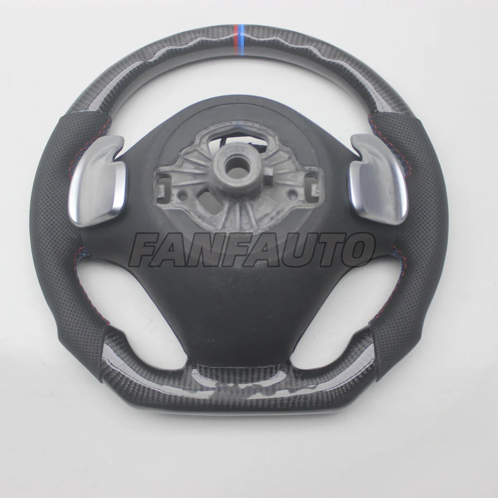 Real Carbon Fiber Steering Wheel For BMW 1 2 3 4 Series