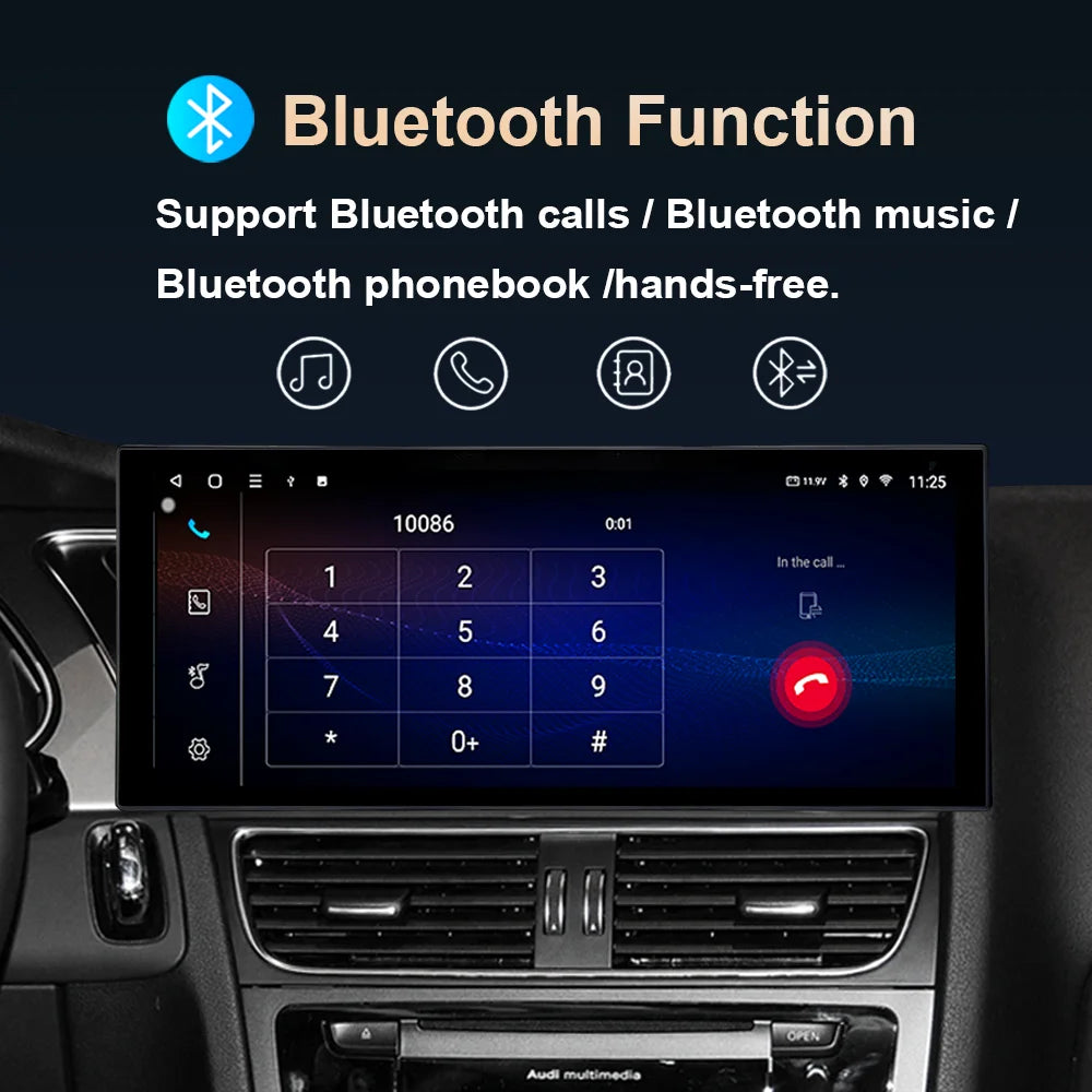 10.33 "/12.3"  for Audi A4 A5 S5 2009 - 2016 Wireless Carplay HD Touch Screen Android 14 Car Radio Video Multimedia Player