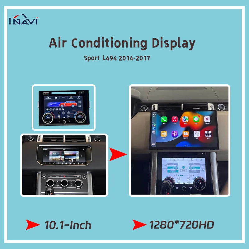 10.1 Inch For Range Rover  Sport  L494 2014-2017 Car Conditioning System Upgrade Climate Control Panel