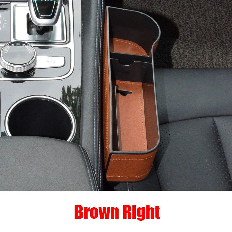 Car Seat Storage Box organizer Universal Car Seat organizer Card Phone Holder Pocket Seat Gap Slit Pocket Catcher Organizer 1Pc