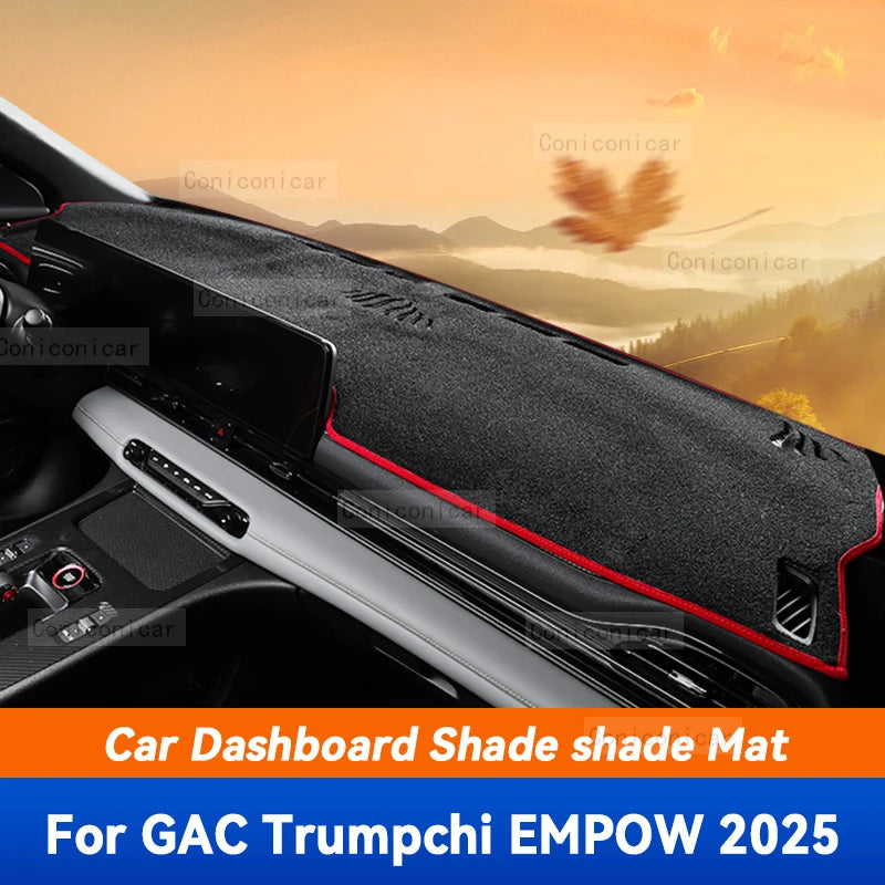For GAC Trumpchi EMPOW 2025 Car Dashboard Cover Pad Sun Shade Avoid Light Mat Polyester Fiber Anti-UV Carpet Accessories