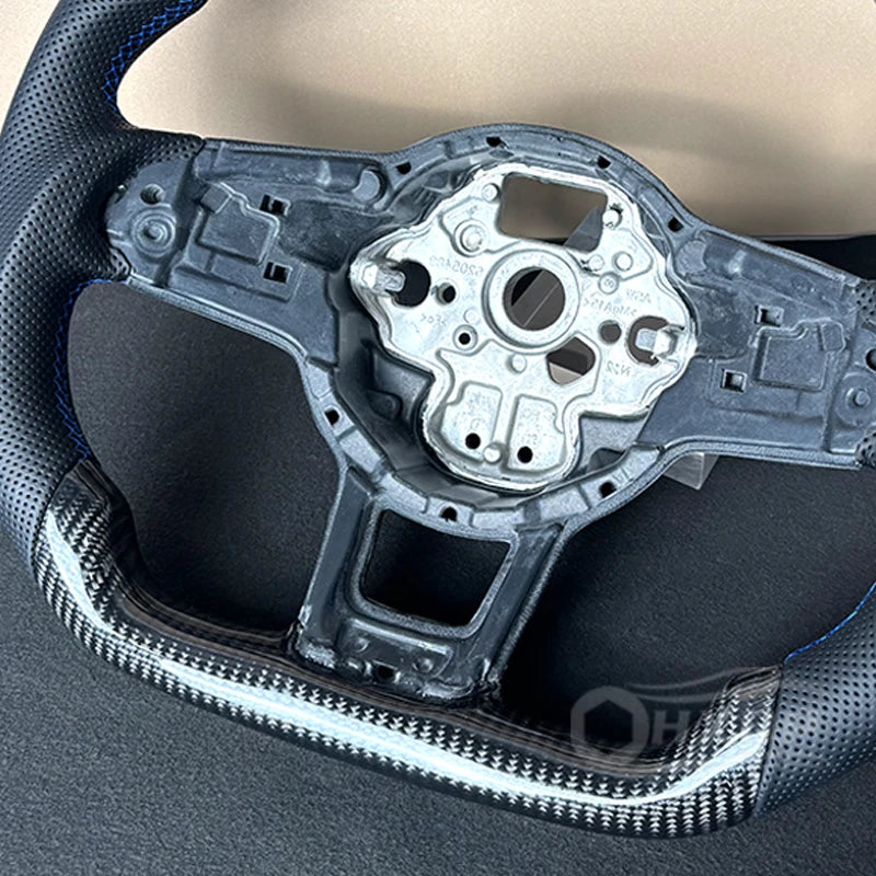 Carbon Fiber Steering Wheel For VW Golf 7 / Polo / Tiguan