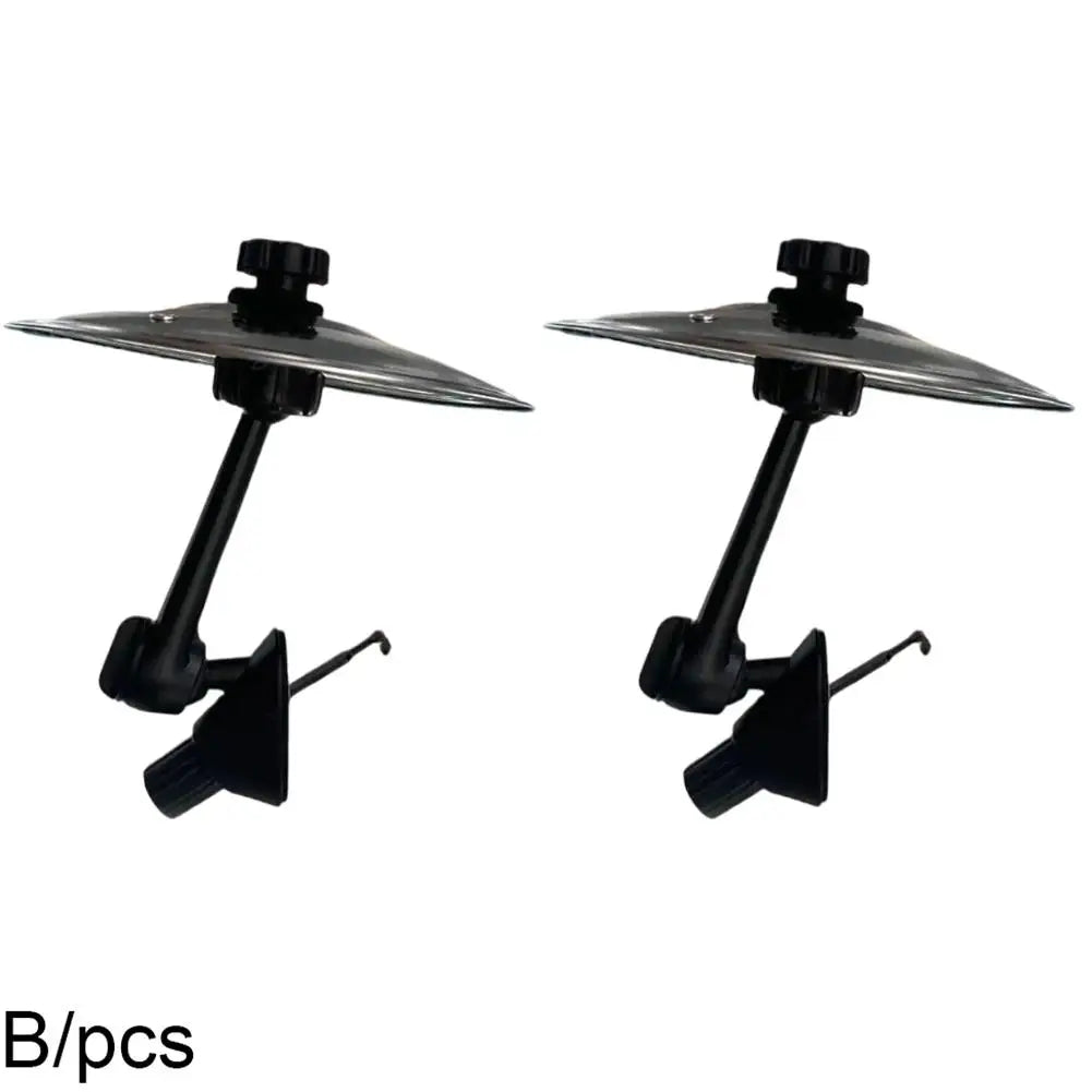 1/2PC Car Crash Cymbal Air Vent Mini Drum Car Hand-shooting Cymbals Car Drum Cymbal Air Vent Musical Instrument For Car Interior