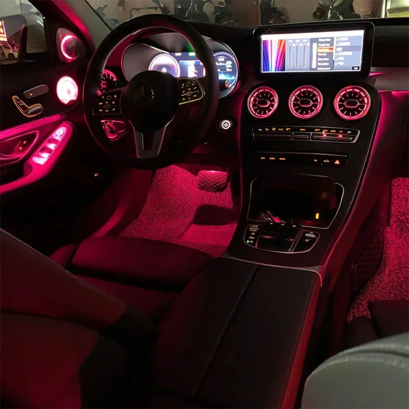 LED Ambient Turbine Air Vents for Mercedes-Benz C GLC