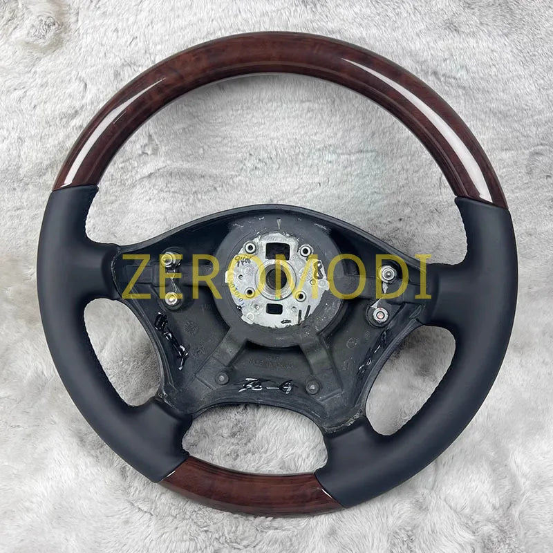 Wood And Leather Steering Wheel For Mercedes Vito W639