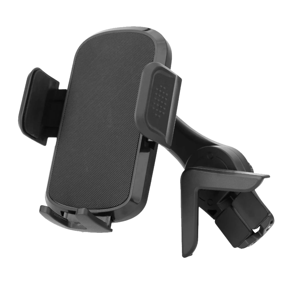 Universal Car Phone Holder Mount, 360° Rotation Anti-Shake Foldable Car Mounted Display for Electric Vehicle Dashboard