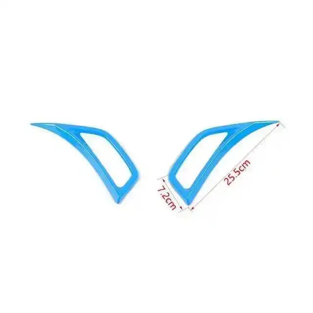 JIDIXIAN Car Fender Air Conditioning Vent Outlet Decoration Cover fit for Jeep Wrangler JL for Gladiator JT 2018 Up