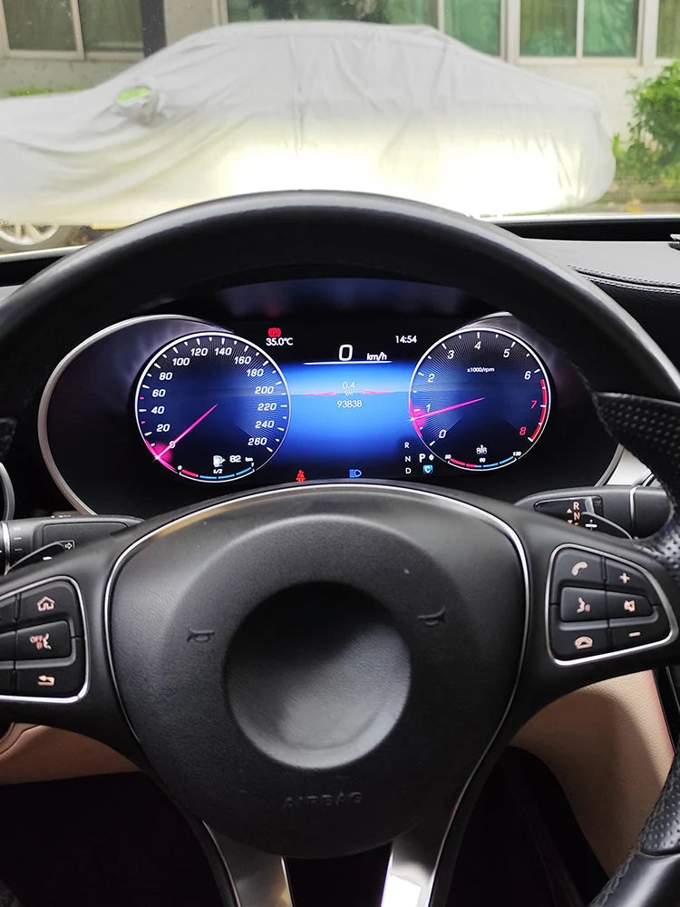 12.3" Digital Dashboard Cluster For Mercedes C GLC