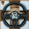 M3 Black Style Color Flat Bottom Sport Steering Wheel For BMW 3 4 5 Series