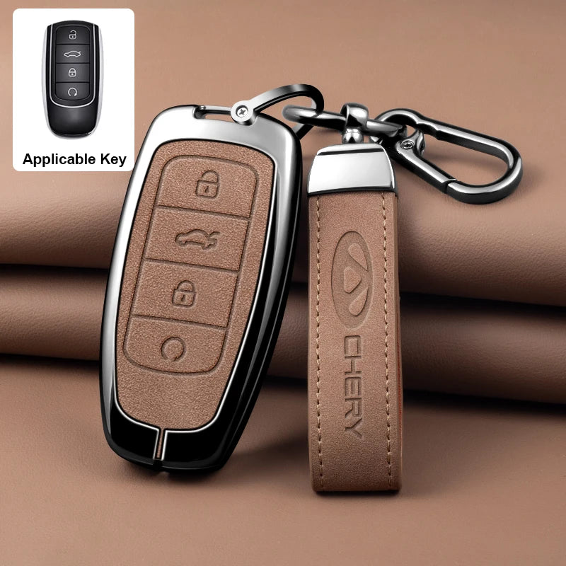 Car Remote Key Case Fob Cover Bag For Chery Tiggo 8 Pro Tiggo 8plus New 5 Plus 7pro Max Omoda 5 C5 Modod Protector Accessories