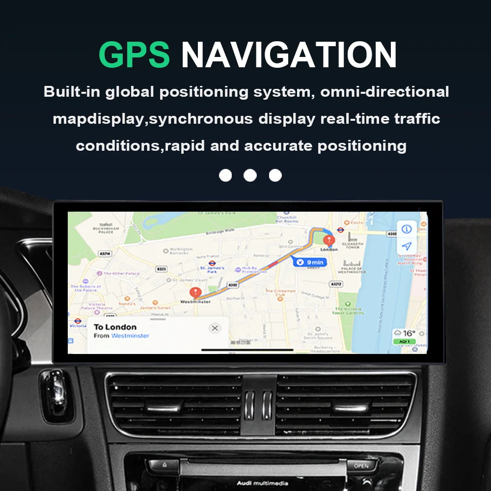 10.33 "/12.3"  for Audi A4 A5 S5 2009 - 2016 Wireless Carplay HD Touch Screen Android 14 Car Radio Video Multimedia Player