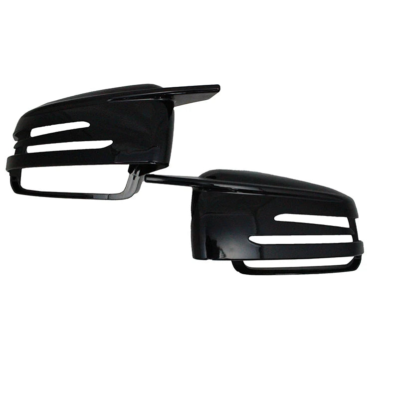 Side Mirror Cap Covers For Mercedes Benz W176 W246 W212 W204 C117 X156 X204 W221 C218 A B C E S CLA GLA GLK Class Black Replace