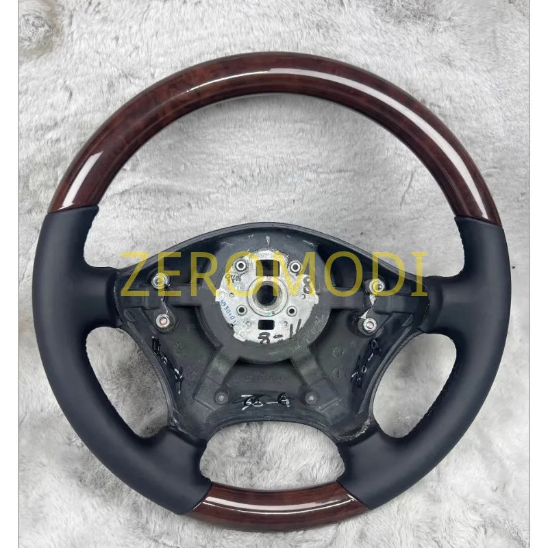 Wood And Leather Steering Wheel For Mercedes Vito W639
