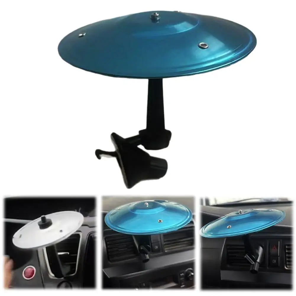 1/2PC Car Crash Cymbal Air Vent Mini Drum Car Hand-shooting Cymbals Car Drum Cymbal Air Vent Musical Instrument For Car Interior