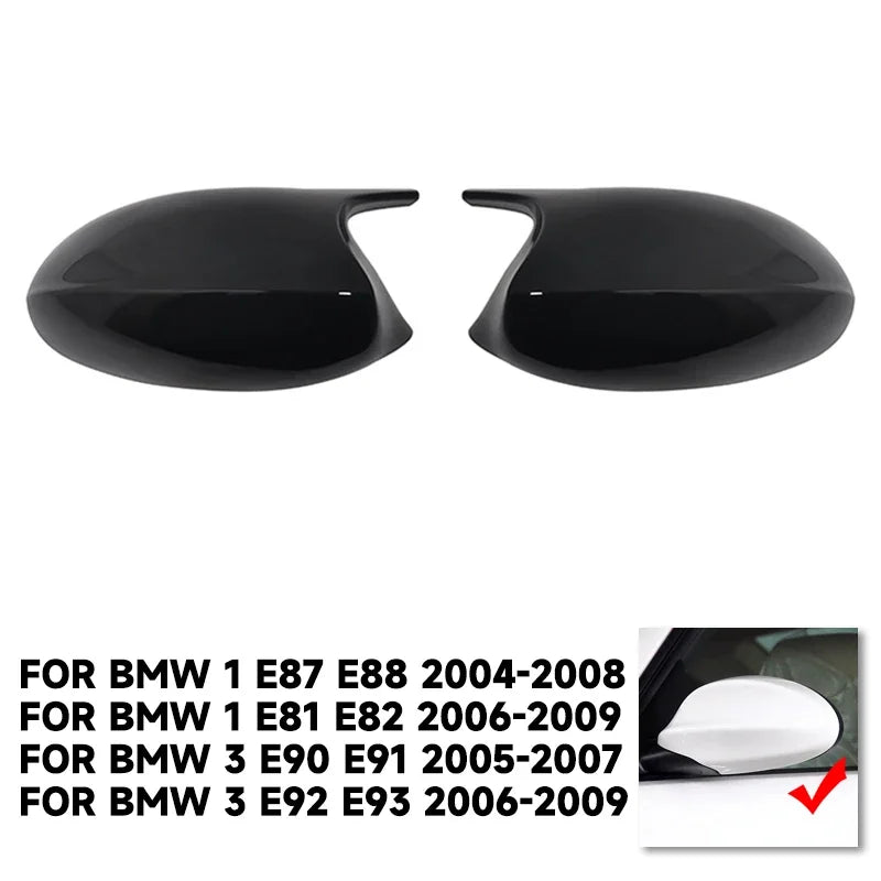 1 Pair White Replacement Rearview Side Mirror Covers Cap for BMW E90 E91 E92 E93 E81 E87 E82 E88 3 1 Series M Accessories