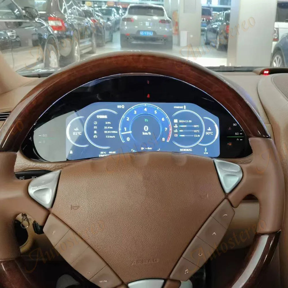 Full LCD Digital Dashboard Cluster For Porsche Cayenne