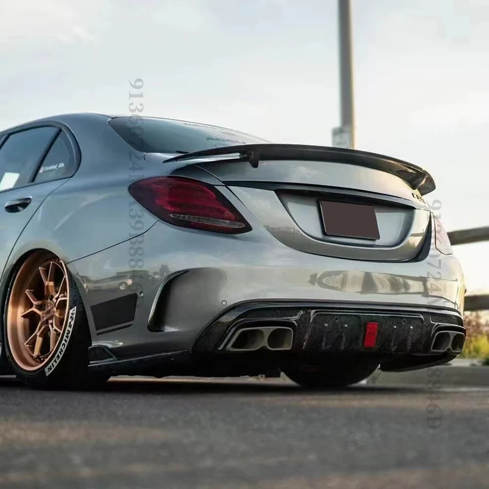 Rear Trunk Spoiler Wing Lip For Mercedes-Benz C-Class W205