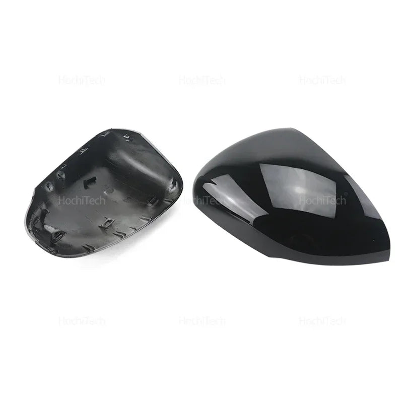 for Mercedes-Benz A Class W177 V177 C118 X118 2018-2023 Carbon Fiber Glossy Black Replacement Rearview Side Mirror Covers Cap