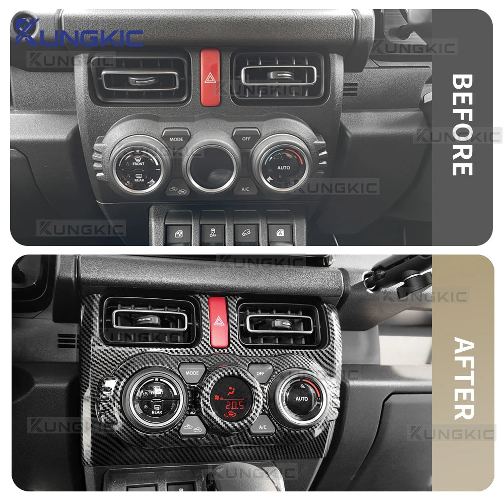 For Suzuki Jimny 2018 2019 2020 2021 2022 2023 2024 2025 Automatic Car Air Conditioning Vent Frame Interior Trim Accessories