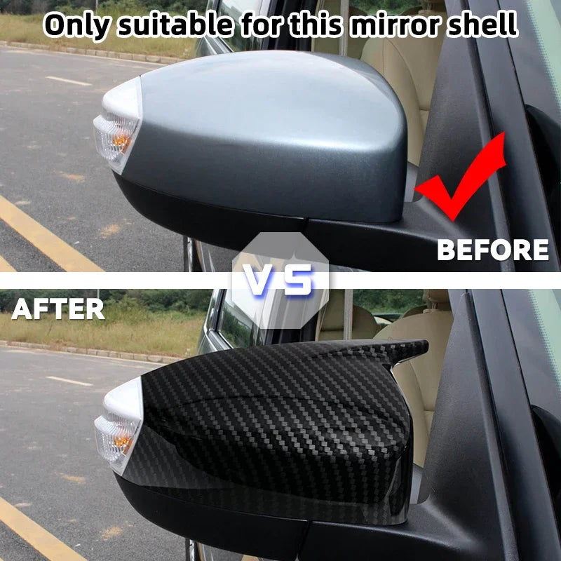 Car Exterior Side Mirror Cover Cap For Ford S-MAX 2006-2015 C-MAX 2011-2015 KUGA ESCAPE 2008 Rearview Mirror Shell Lid ﻿