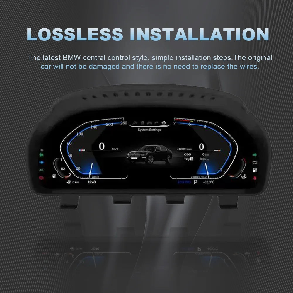 Linux Digital Instrument Cluster For BMW – HD LCD Dashboard