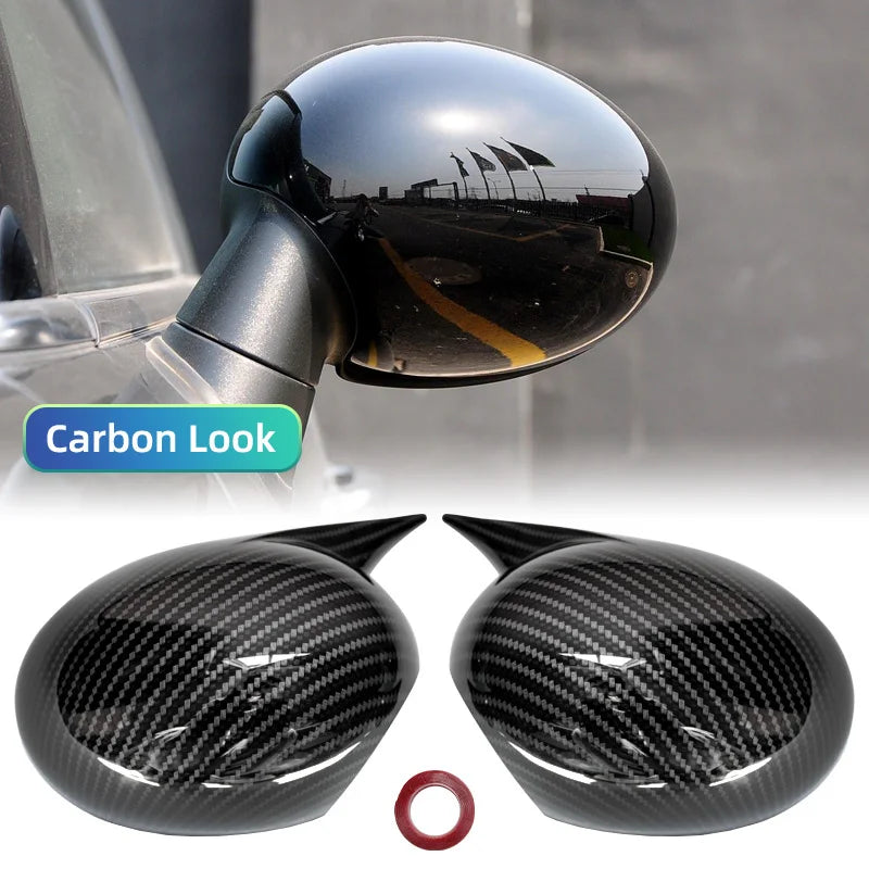 1 Pair Car Rear Vew Mirror Shell Cover for MINI Cooper R50 R52 R53 R55 R56 R57 R58 R59 R60 R61 Styling Accessories Decoration