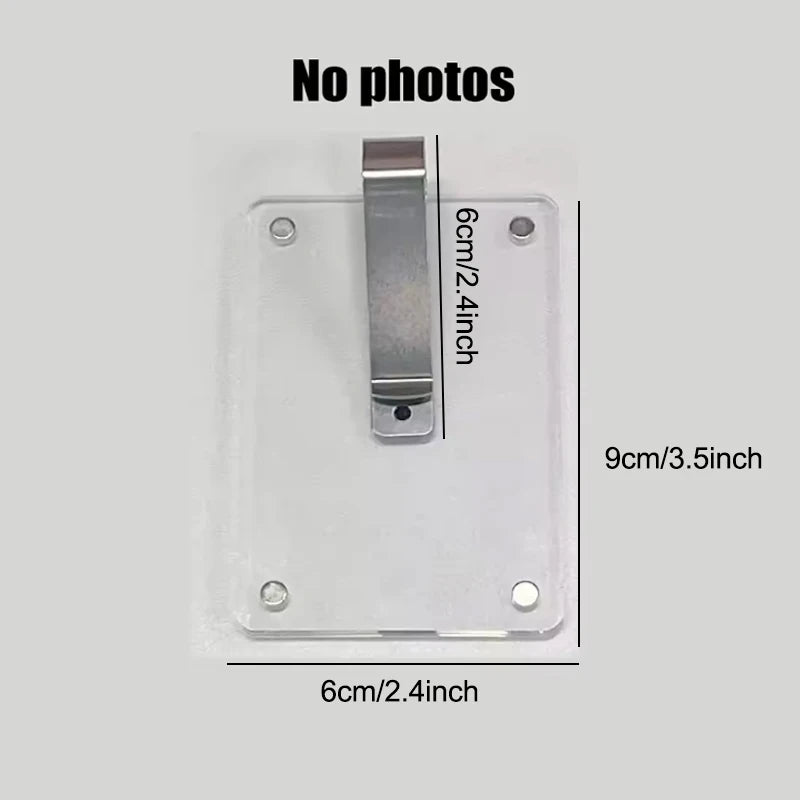 1/2/3Pcs Picture Photo Frame Car Visor Photo Clip Auto Interior Decor For Car Driving Keepsake Sun Visor Organizer Couples Gift