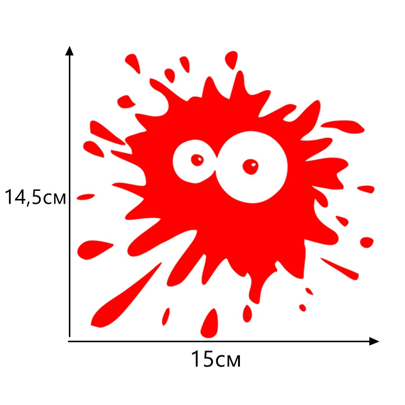 Jpct Interesting Stamp Car Stickers And Decals Car Exterior Waterproof Diesel Off Road Personalized PVC Stickers 15cm * 14.5cm