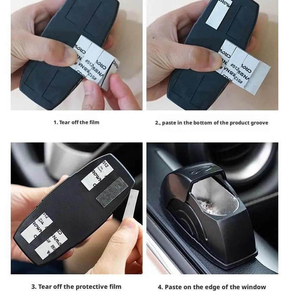 1/2Pcs Car Ashtray Door Mounted Smokeless Ash Tray With Lid Portable Auto Trash Bin Garbage Can Car Ashtray Holder Tools