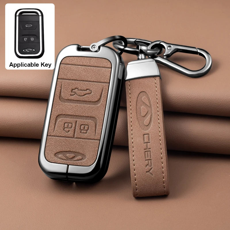 Car Remote Key Case Fob Cover Bag For Chery Tiggo 8 Pro Tiggo 8plus New 5 Plus 7pro Max Omoda 5 C5 Modod Protector Accessories
