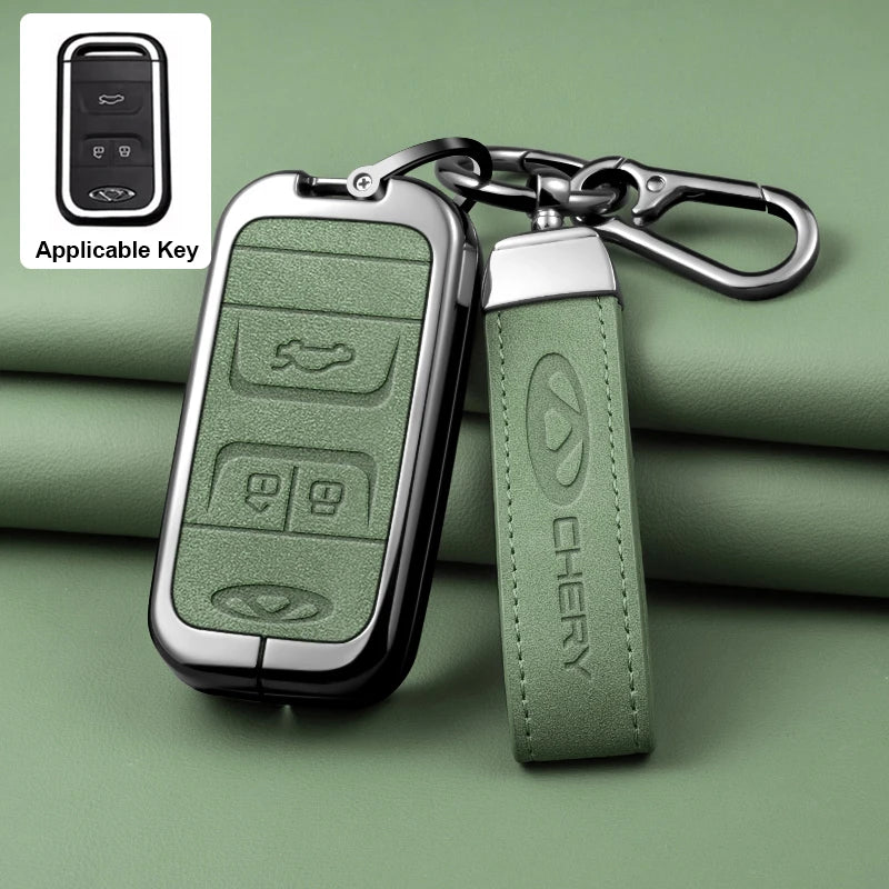 Car Remote Key Case Fob Cover Bag For Chery Tiggo 8 Pro Tiggo 8plus New 5 Plus 7pro Max Omoda 5 C5 Modod Protector Accessories