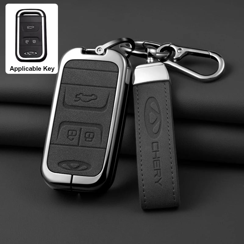 Car Remote Key Case Fob Cover Bag For Chery Tiggo 8 Pro Tiggo 8plus New 5 Plus 7pro Max Omoda 5 C5 Modod Protector Accessories