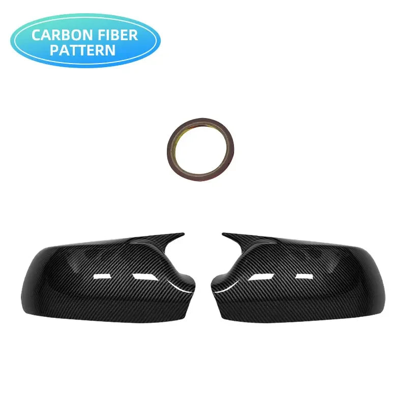 1 pair of car exterior rearview mirror covers for Mazda 2 Demio 2002-2007 for Mazda 3 BK 2003-2009 for Mazda 6 GG 2003-2008