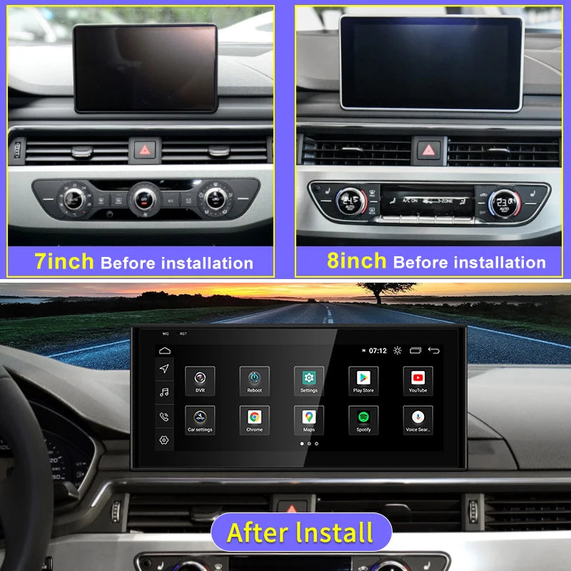 10.25" Android Car Stereo For Audi A4 A5 S5 – Wireless CarPlay