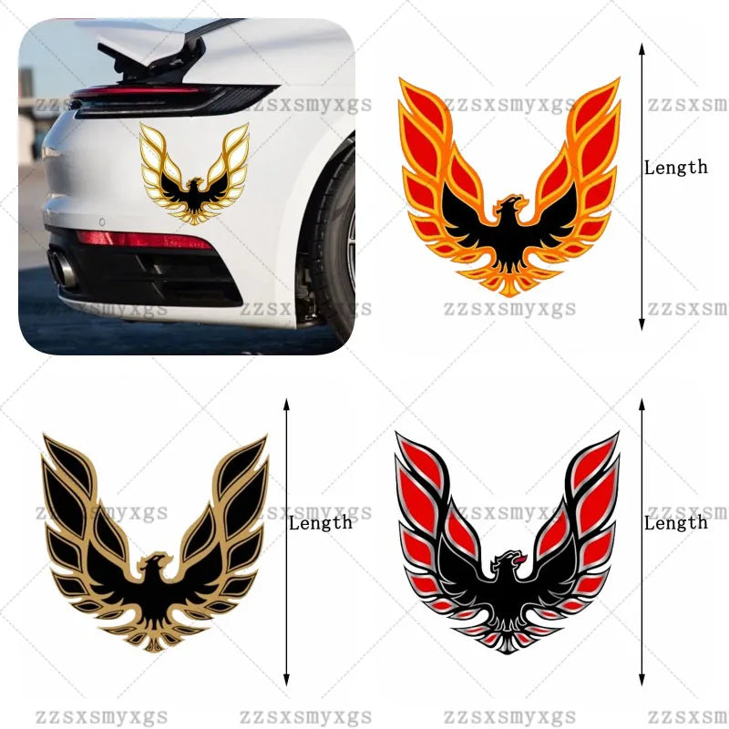 Fire Bird’s Car Sticker Vintage Style Sticker Fit for car body Bumper Motorcycle Helmet Trunk Laptop Vinyl Decal Car Accessories