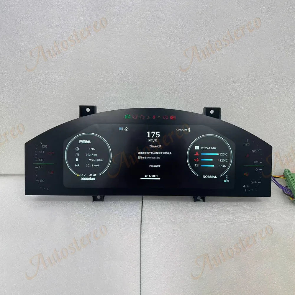 Full LCD Digital Dashboard Cluster For Porsche Cayenne