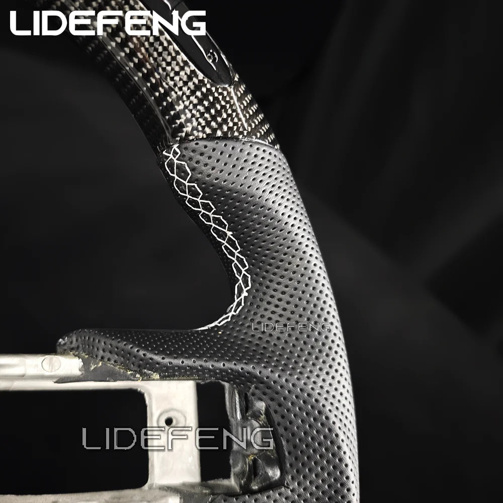 Carbon Fiber LED Steering Wheel For Mustang 2015–2022