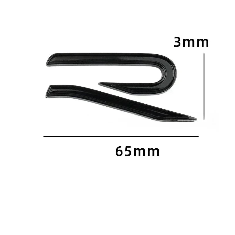 Metal Car Decals for Volkswagen VW R Line Golf 8 Beetle Scirocco Passat Sharan Tiguan Jetta Trunk Sticker Fender Side Badge