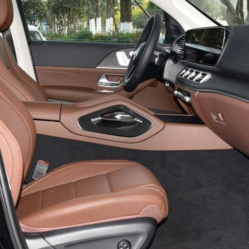 For Mercedes-Benz W167 GLE X167 GLS C292 GLE interior modified central control armrest box side trim 2020+