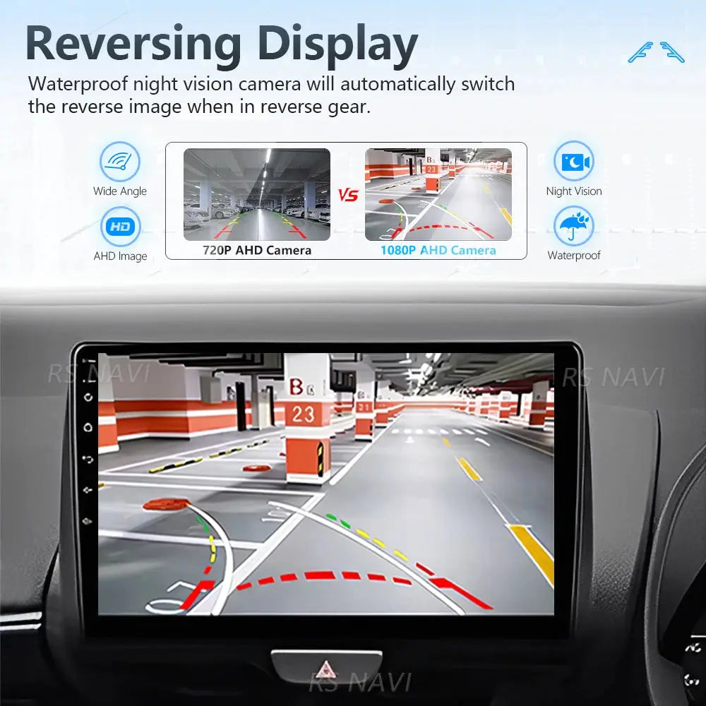 Android Car Stereo For Toyota Yaris QLED 2K GPS CarPlay