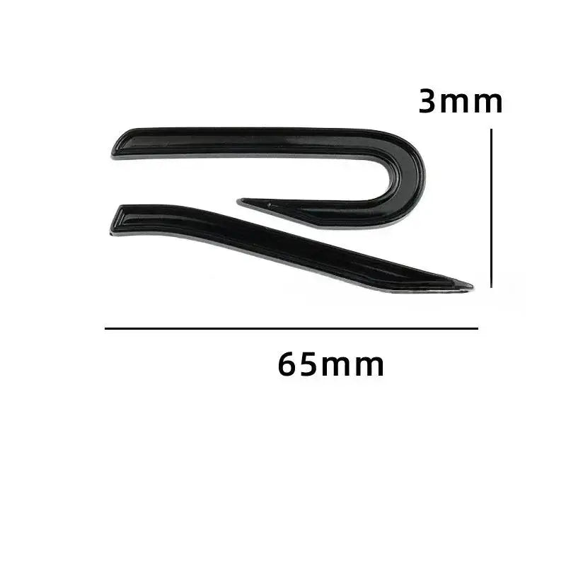 Metal Car Decals for Volkswagen VW R Line Golf 8 Beetle Scirocco Passat Sharan Tiguan Jetta Trunk Sticker Fender Side Badge